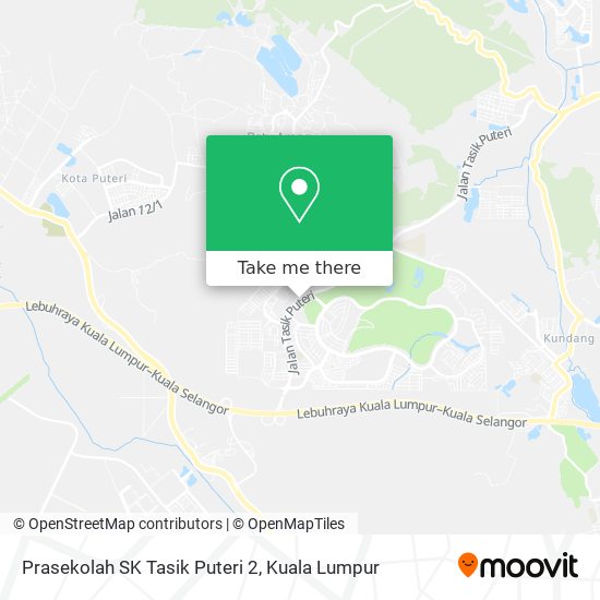 Peta Prasekolah SK Tasik Puteri 2