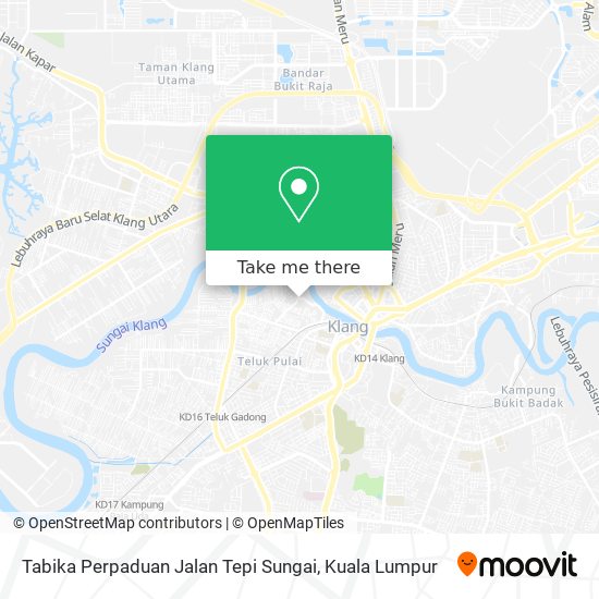 Peta Tabika Perpaduan Jalan Tepi Sungai