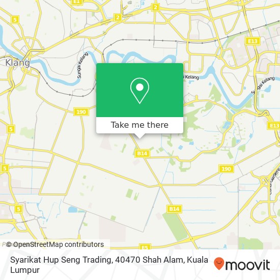 Syarikat Hup Seng Trading, 40470 Shah Alam map