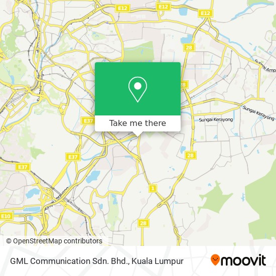 GML Communication Sdn. Bhd. map