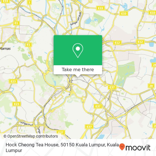 Peta Hock Cheong Tea House, 50150 Kuala Lumpur