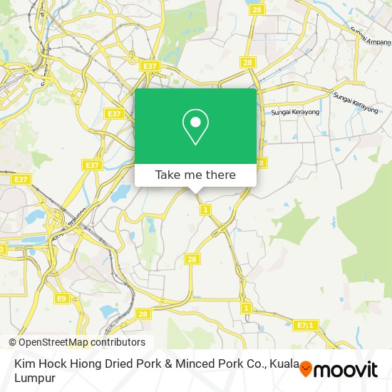 Kim Hock Hiong Dried Pork & Minced Pork Co. map