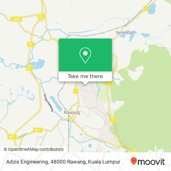 Peta Adzis Engineering, 48000 Rawang