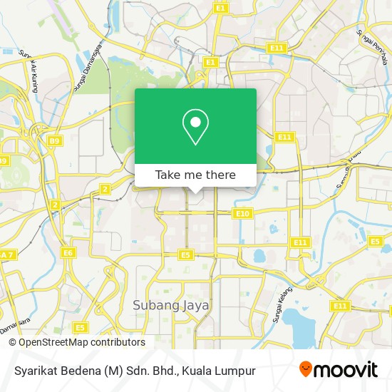 Syarikat Bedena (M) Sdn. Bhd. map