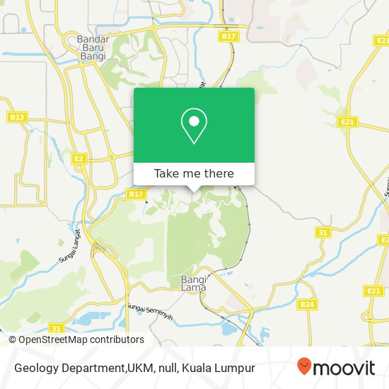 Geology Department,UKM, null map