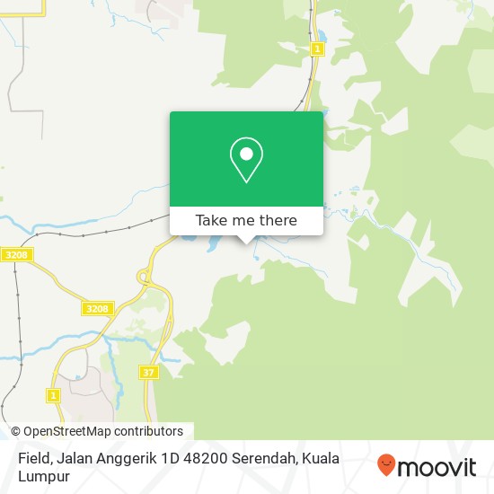 Field, Jalan Anggerik 1D 48200 Serendah map