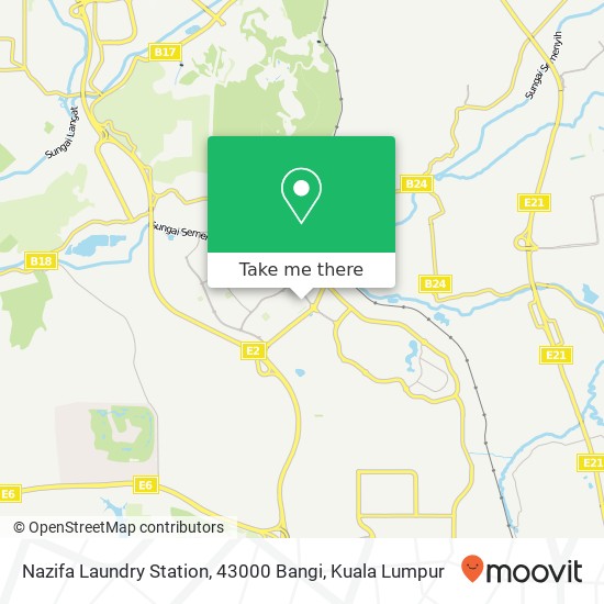 Peta Nazifa Laundry Station, 43000 Bangi