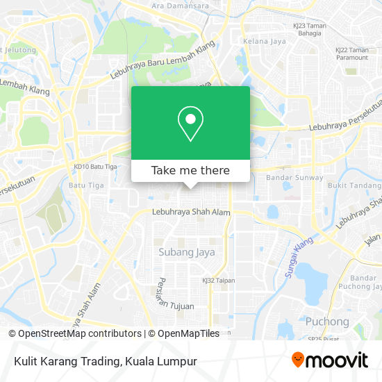 Kulit Karang Trading map