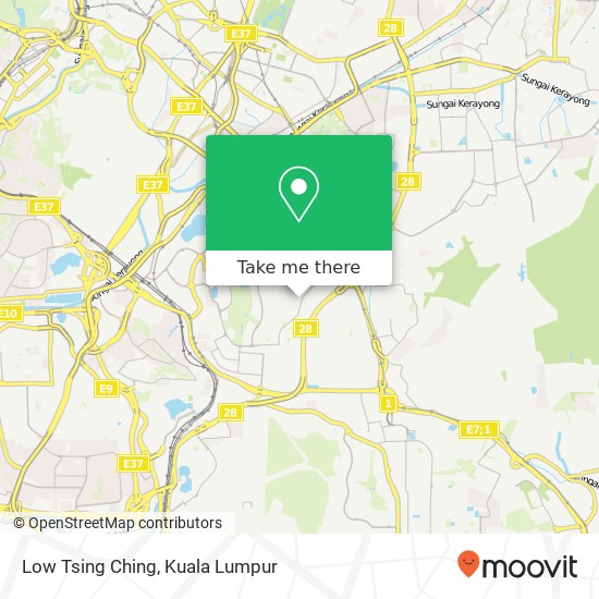Low Tsing Ching map
