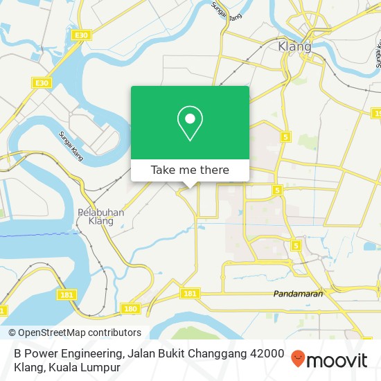 B Power Engineering, Jalan Bukit Changgang 42000 Klang map