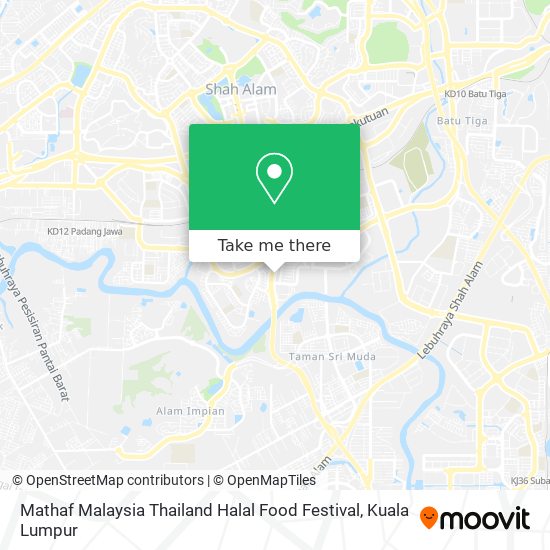 Peta Mathaf Malaysia Thailand Halal Food Festival