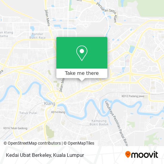 Kedai Ubat Berkeley map