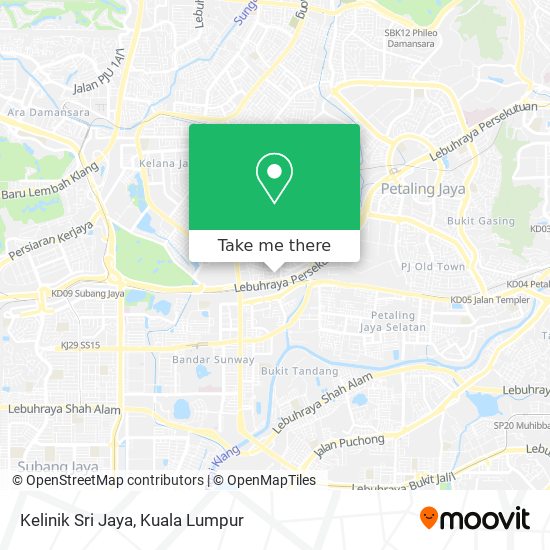 Peta Kelinik Sri Jaya