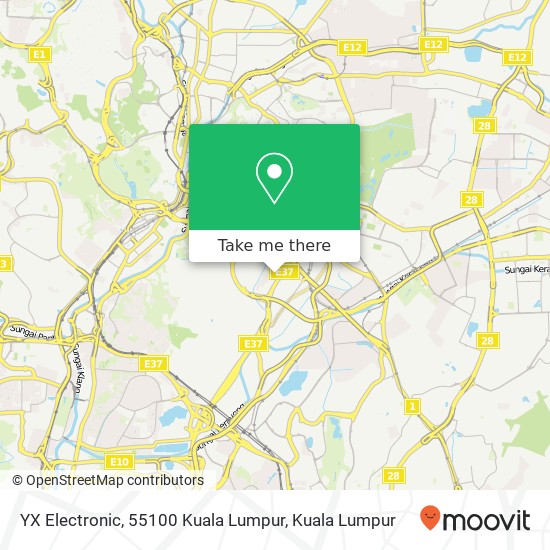 YX Electronic, 55100 Kuala Lumpur map