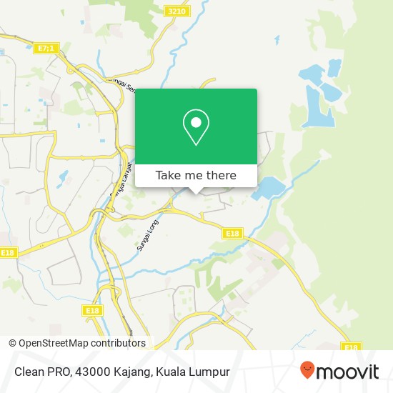 Clean PRO, 43000 Kajang map