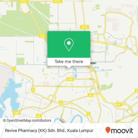 Revive Pharmacy (KK) Sdn. Bhd., Jalan Makyong 5D / KU 5 41050 Kapar map