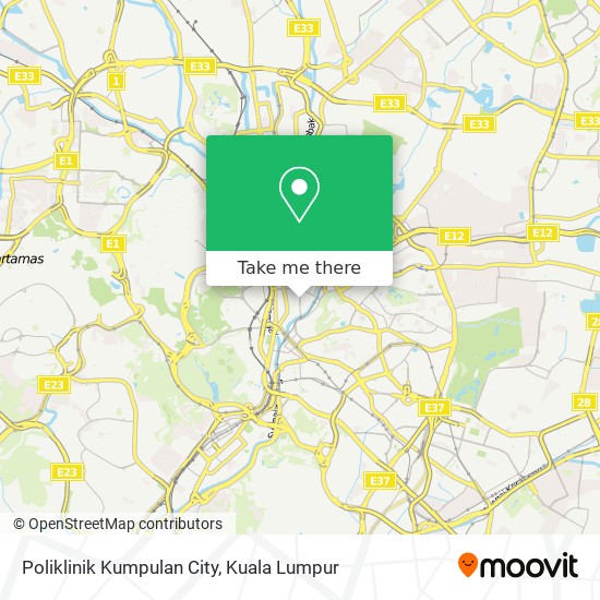 Peta Poliklinik Kumpulan City