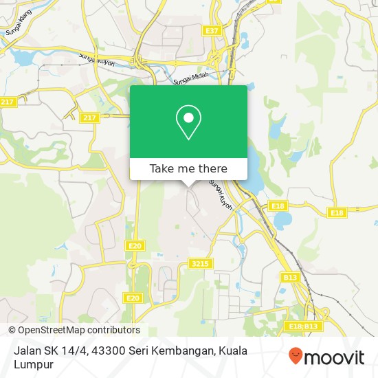 Jalan SK 14 / 4, 43300 Seri Kembangan map