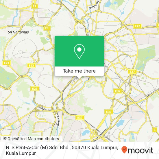 Peta N. S Rent-A-Car (M) Sdn. Bhd., 50470 Kuala Lumpur