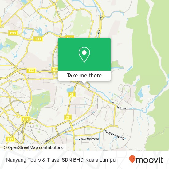 Nanyang Tours & Travel SDN BHD map