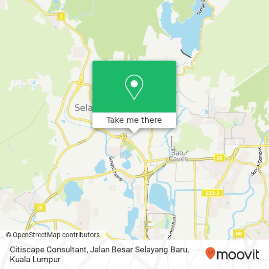 Peta Citiscape Consultant, Jalan Besar Selayang Baru