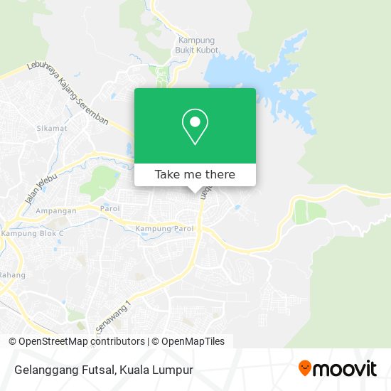 Gelanggang Futsal map