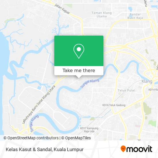 Peta Kelas Kasut & Sandal