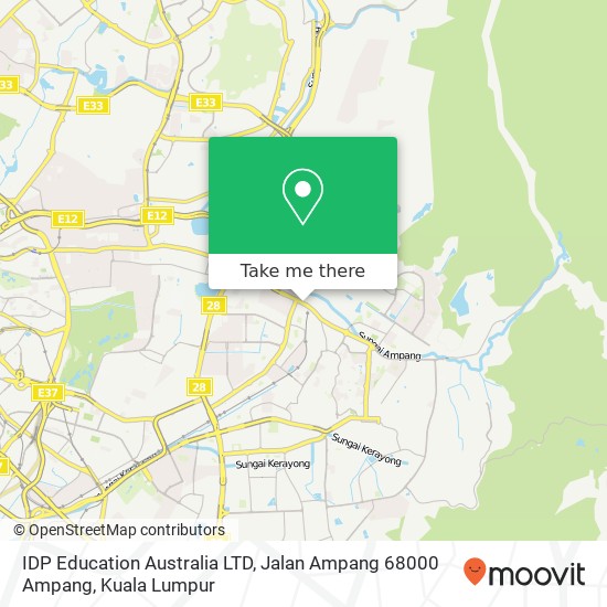 IDP Education Australia LTD, Jalan Ampang 68000 Ampang map