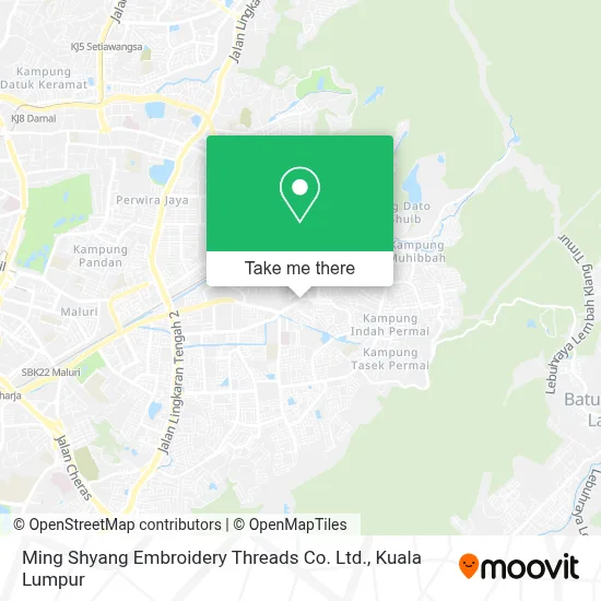 Ming Shyang Embroidery Threads Co. Ltd. map