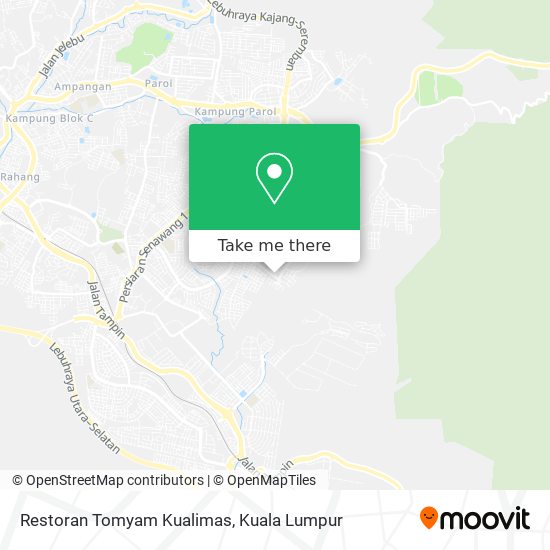Peta Restoran Tomyam Kualimas