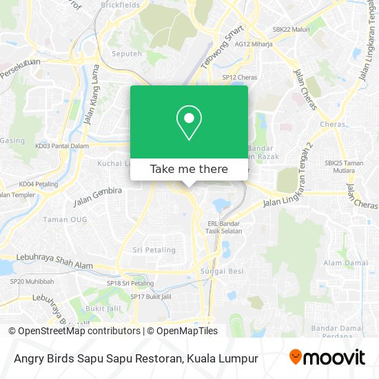 Angry Birds Sapu Sapu Restoran map