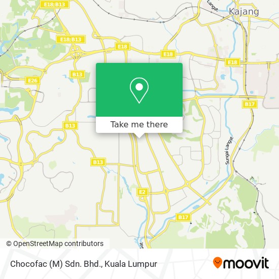 Chocofac (M) Sdn. Bhd. map