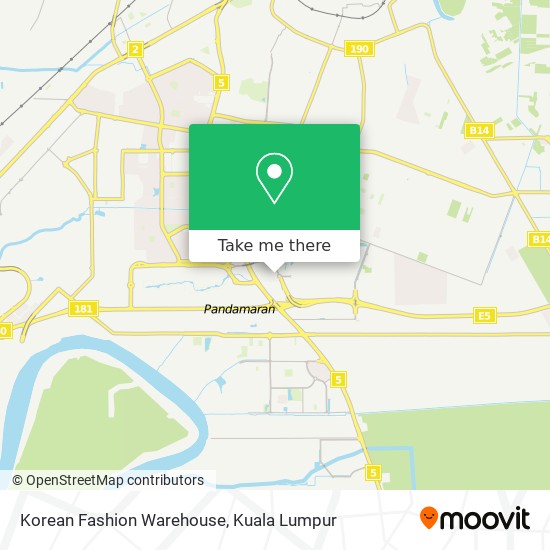 Korean Fashion Warehouse map