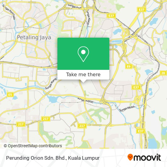 Perunding Orion Sdn. Bhd. map