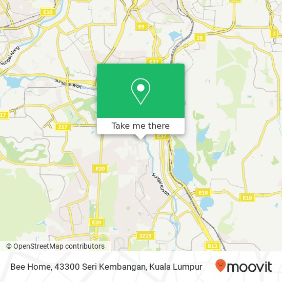 Peta Bee Home, 43300 Seri Kembangan