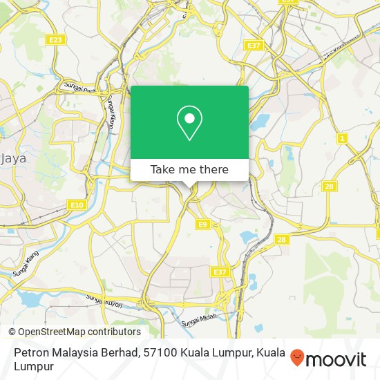 Petron Malaysia Berhad, 57100 Kuala Lumpur map