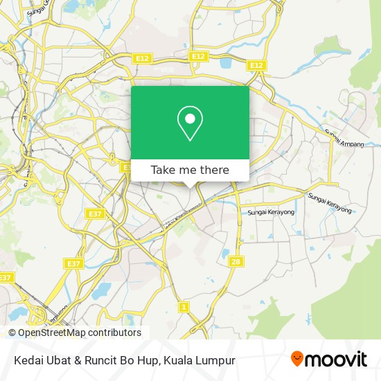 Kedai Ubat & Runcit Bo Hup map