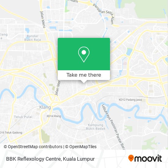 BBK Reflexology Centre map