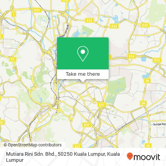 Mutiara Rini Sdn. Bhd., 50250 Kuala Lumpur map