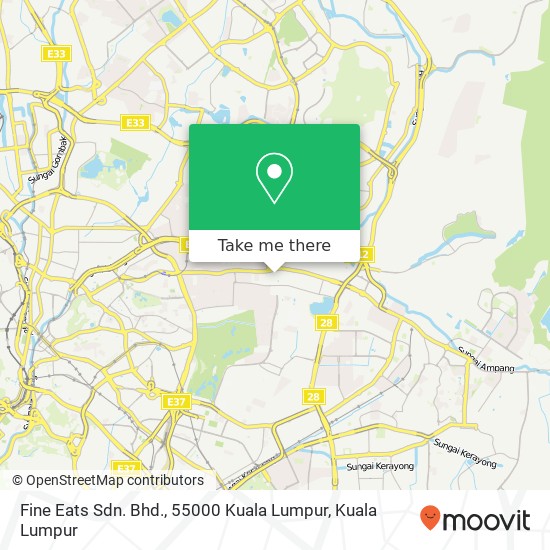 Fine Eats Sdn. Bhd., 55000 Kuala Lumpur map