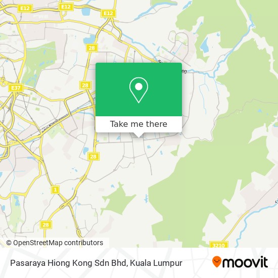 Pasaraya Hiong Kong Sdn Bhd map