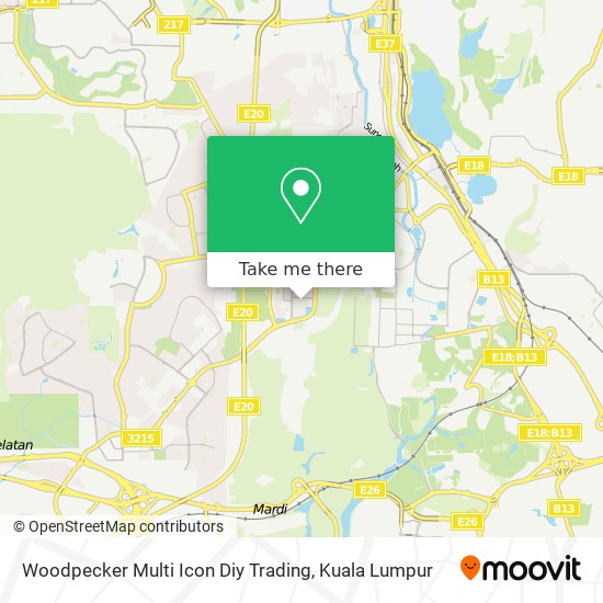 Woodpecker Multi Icon Diy Trading map