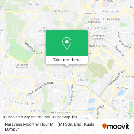 Narayana Moorthy Flour Mill (M) Sdn. Bhd. map
