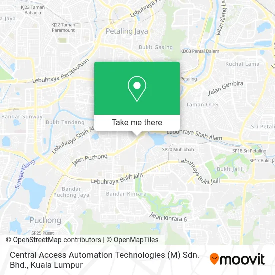 Central Access Automation Technologies (M) Sdn. Bhd. map