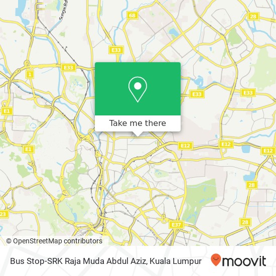 Bus Stop-SRK Raja Muda Abdul Aziz map