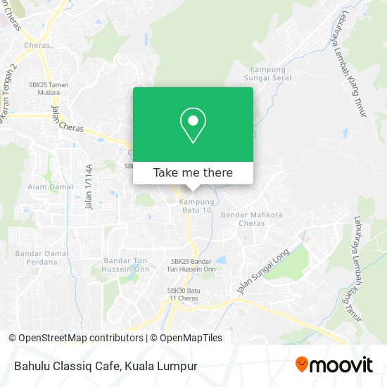 Bahulu Classiq Cafe map