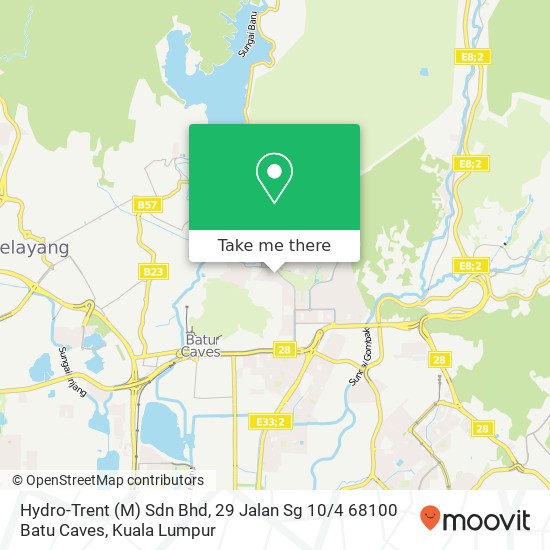 Peta Hydro-Trent (M) Sdn Bhd, 29 Jalan Sg 10 / 4 68100 Batu Caves