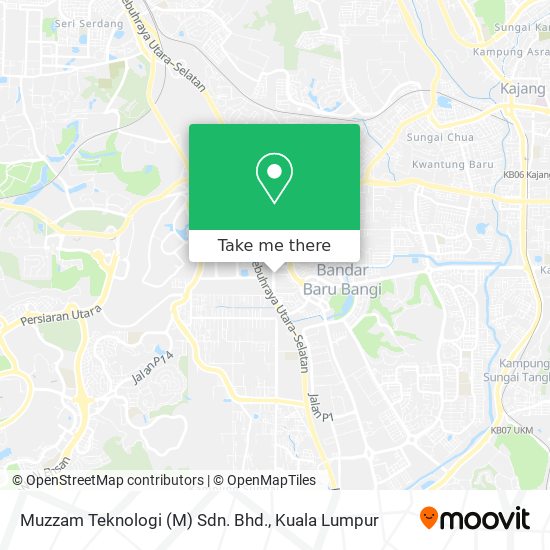 Muzzam Teknologi (M) Sdn. Bhd. map
