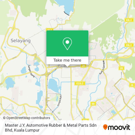 Master J.Y. Automotive Rubber & Metal Parts Sdn Bhd map