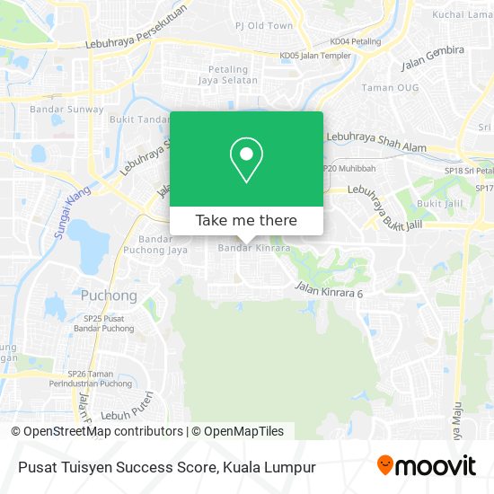 Pusat Tuisyen Success Score map